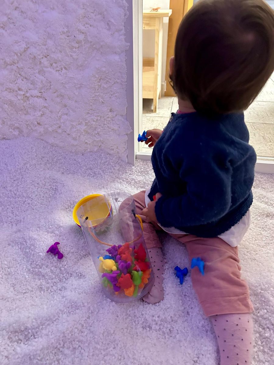 Bambino durante una seduta nella Stanza del Sale