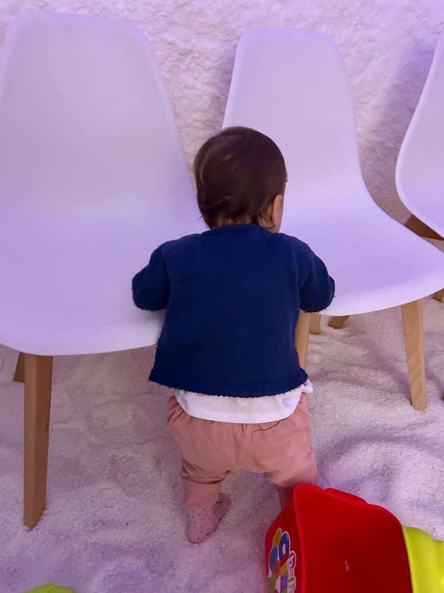 Bambino durante una seduta nella Stanza del Sale