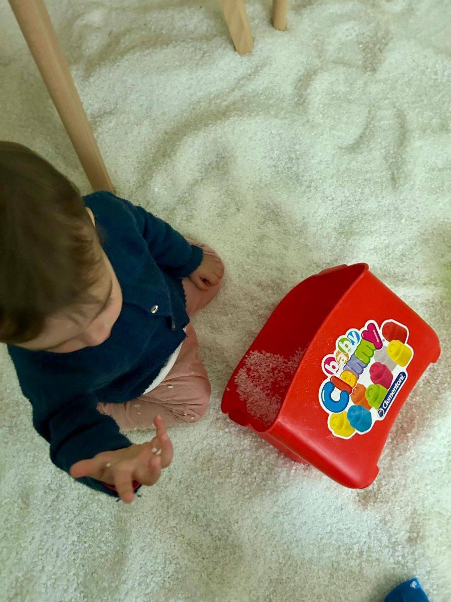 Bambino durante una seduta nella Stanza del Sale